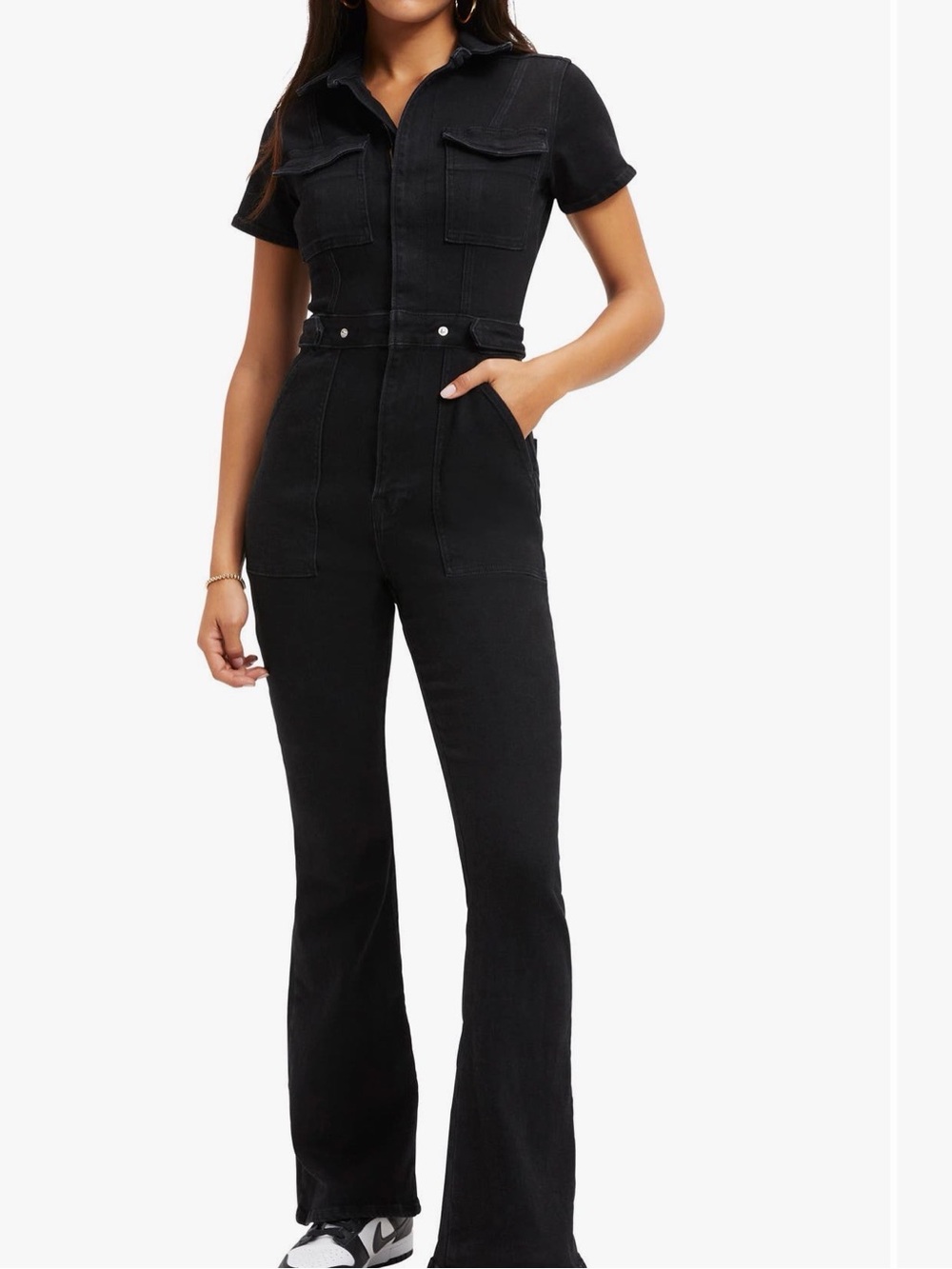 NWOT Good American
Fit for Success
Bootcut Jumpsuit
